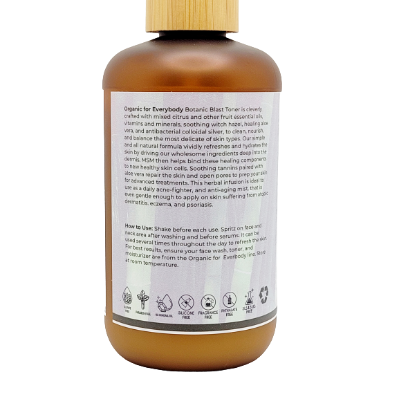 Botanic Blast Toner 8 oz